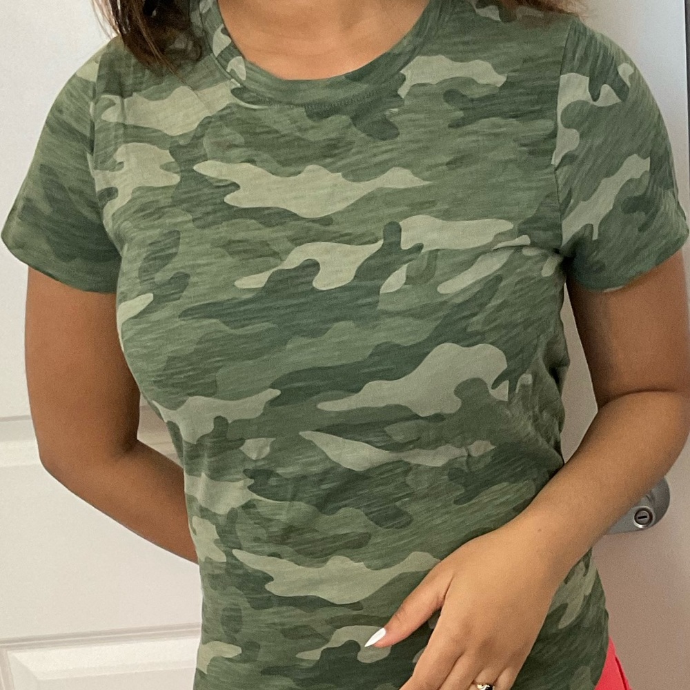 Green Camouflage T-Shirt by Old Navy